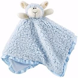 Cuddle Bud-Lamb-Satin Trimmed Blankie