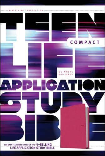 NLT Teen Life Application Study Bible, Compact Edition (LeatherLike, Pink)
