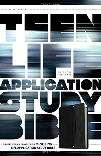 NLT Teen Life Application Study Bible (LeatherLike, Black)