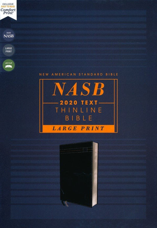 NASB Thinline Bible, Large Print, Leathersoft, 2020 Text, Comfort Print