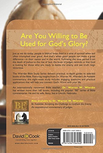 The Wiersbe Bible Study Series: Judges: Accepting the Challenge to Confront the Enemy