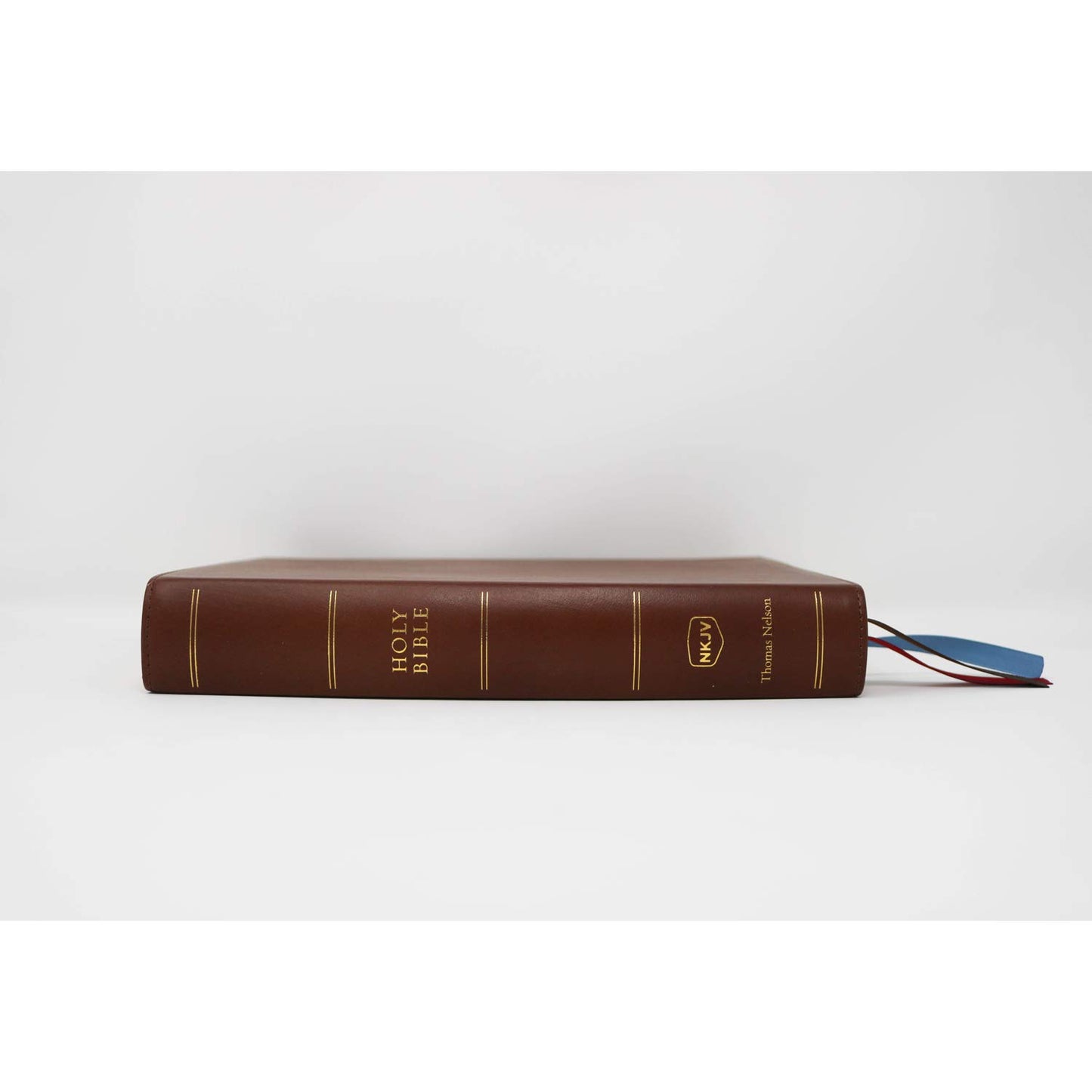 NKJV, Preaching Bible, Premium Calfskin Leather, Brown, Comfort Print