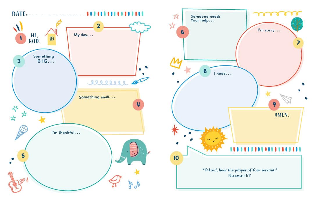 Pray by Number (Boys): A Doodle and Draw Prayer Map for Boys