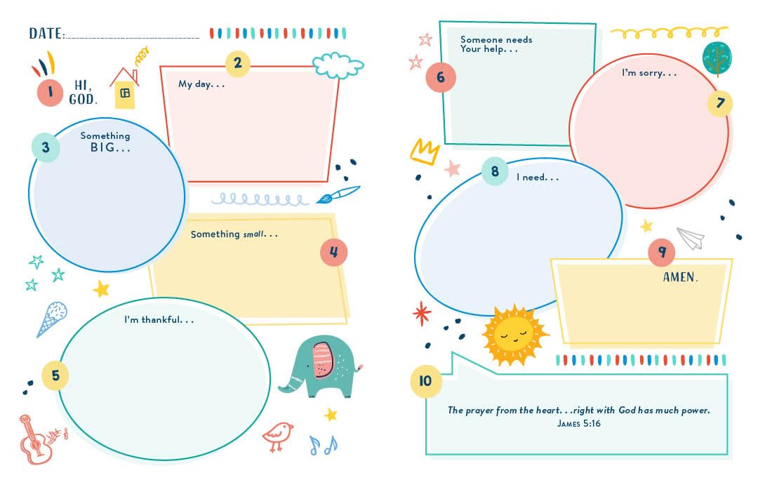 Pray by Number (Boys): A Doodle and Draw Prayer Map for Boys