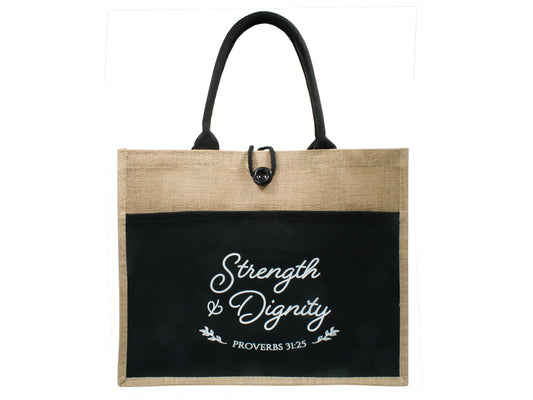 Jute Tote Bag Dignity