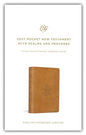 ESV Vest Pocket New Testament with Psalms and Proverbs, Red Letter (TruTone, Nubuck Caramel, Wildflower Design)