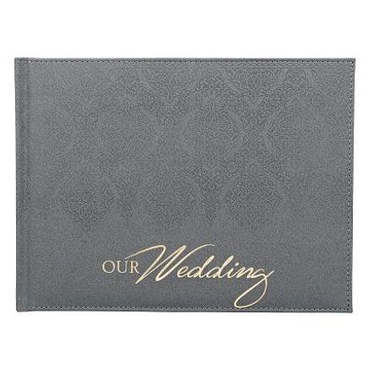 Guest Book Our Wedding Silver