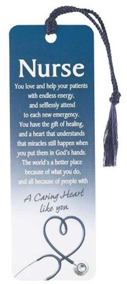 BOOKMARK-NURSE A CARING HEART