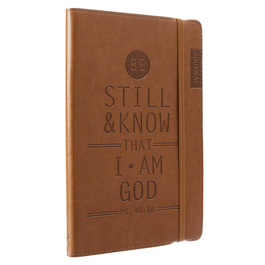 Leather Journal Be Still and Know - Psalm 46:10