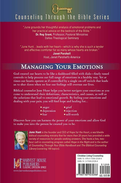 How to Handle Your Emotions: Anger, Depression, Fear, Grief, Rejection, Self-Worth (Counseling Through the Bible Series)