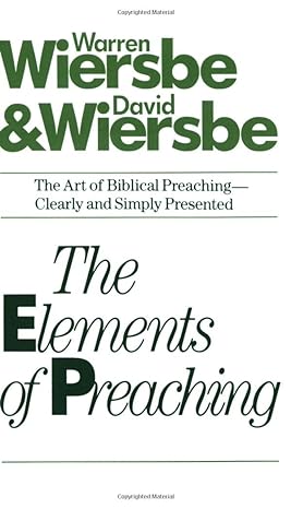 The Elements of Preaching