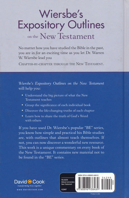Wiersbe's Expository Outlines on the New Testament