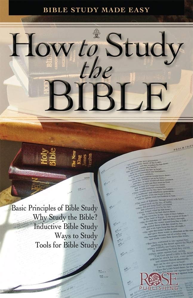 PAMPHLET - How to Study the Bible: Bible Study Made Easy – Golden ...