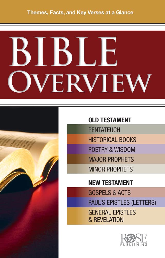 PAMPHLET- Bible Overview: Know Themes, Facts, and Key Verses at a Glance