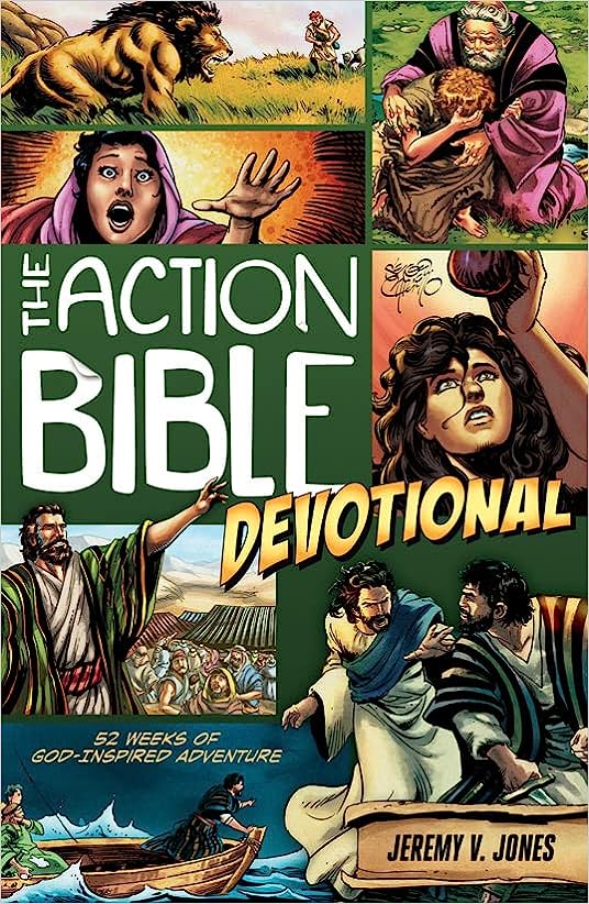 The Action Bible Devotional: 52 Weeks of God-Inspired Adventure (Action Bible Series)