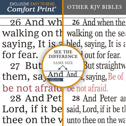 KJV, Thinline Bible, Large Print