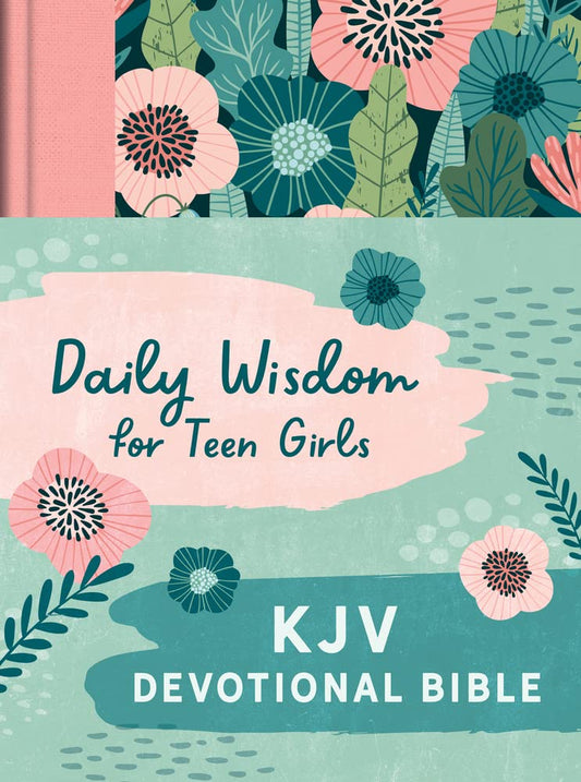 Daily Wisdom for Teen Girls KJV Devotional Bible: King James Version, Blush Rainforest