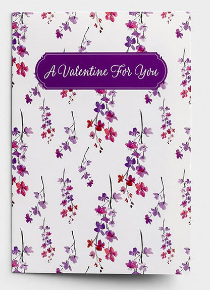 Valentine's Day - Valentine Floral - 12 Boxed Cards and Envelopes