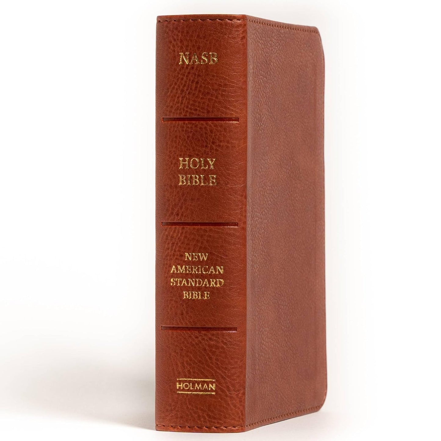 NASB Compact Reference Bible, Burnt Sienna LeatherTouch