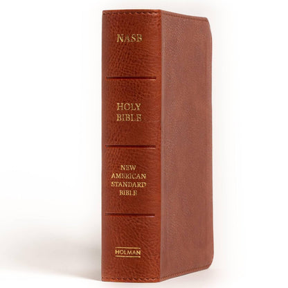 NASB Compact Reference Bible, Burnt Sienna LeatherTouch