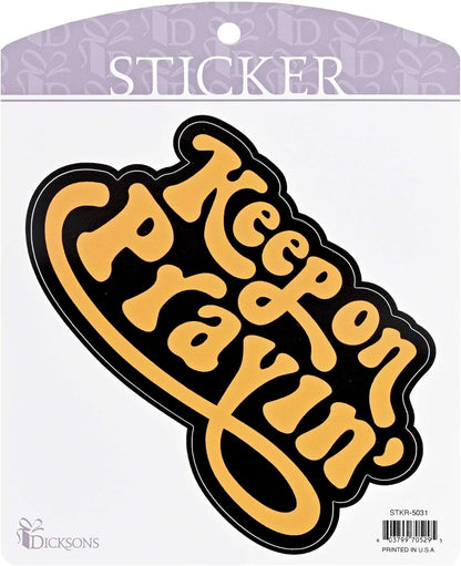 Sticker Keep On Prayin'