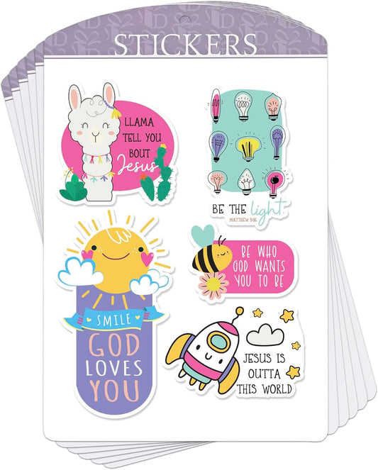 Dicksons Adhesive Sticker Decal for Journaling, Scrapbooking, and Accessory Personalization 3.75 x 4.75 Vinyl Cute Kids Collection