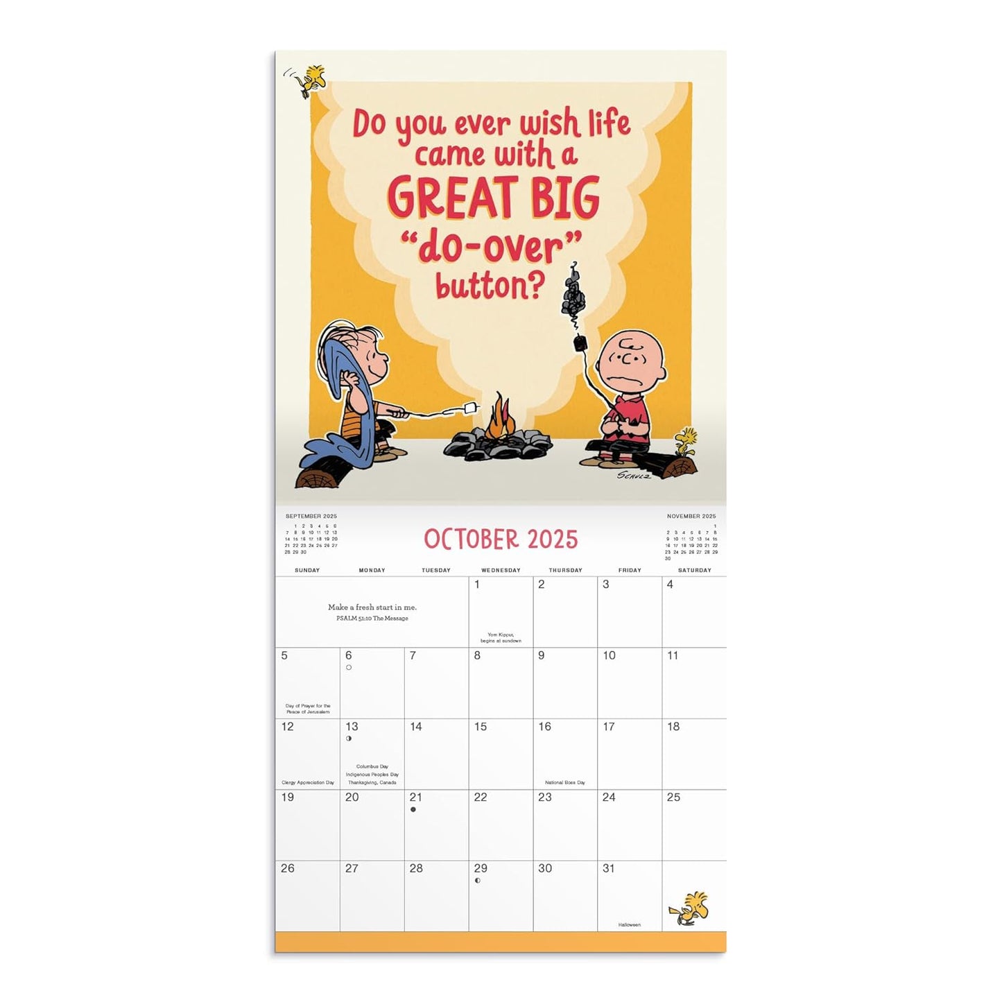 Peanuts: 2025 Inspirational Wall Calendar