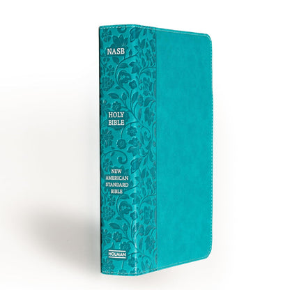 NASB Large Print Personal Size Reference Bible, Teal