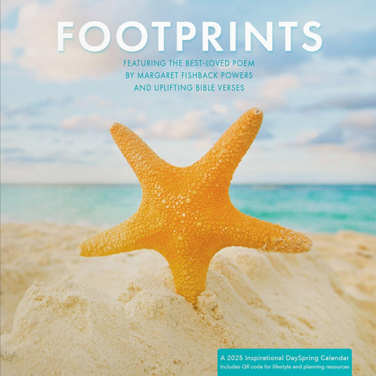 Footprints Featuring the Beloved Poem by Margaret Fishback: A 2025 Inspirational DaySpring Wall Calendar