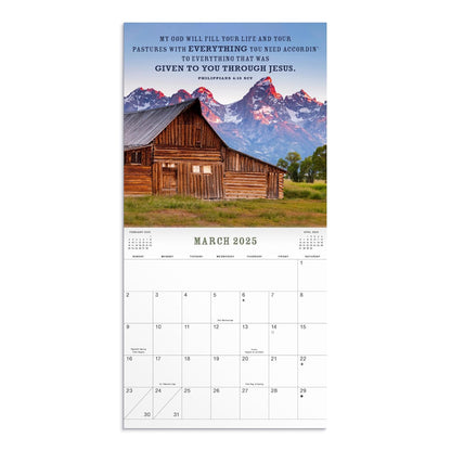 Cowboy Bible Verses: For Cowboys, By Cowboys: A 2025 Inspirational DaySpring Wall Calendar