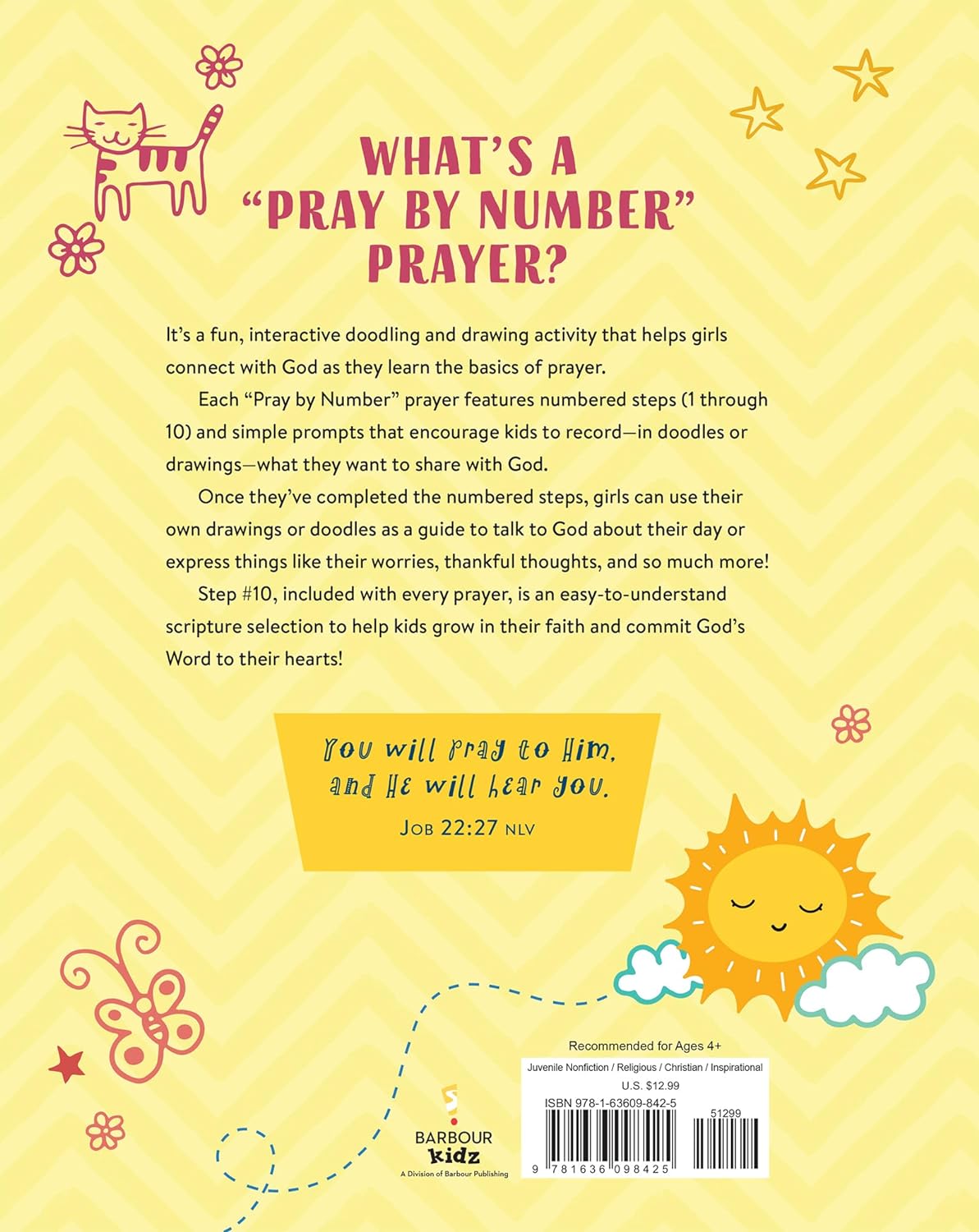 Pray by Number (Girls): A Doodle and Draw Prayer Map for Girls