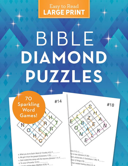 Bible Diamond Puzzles Large Print