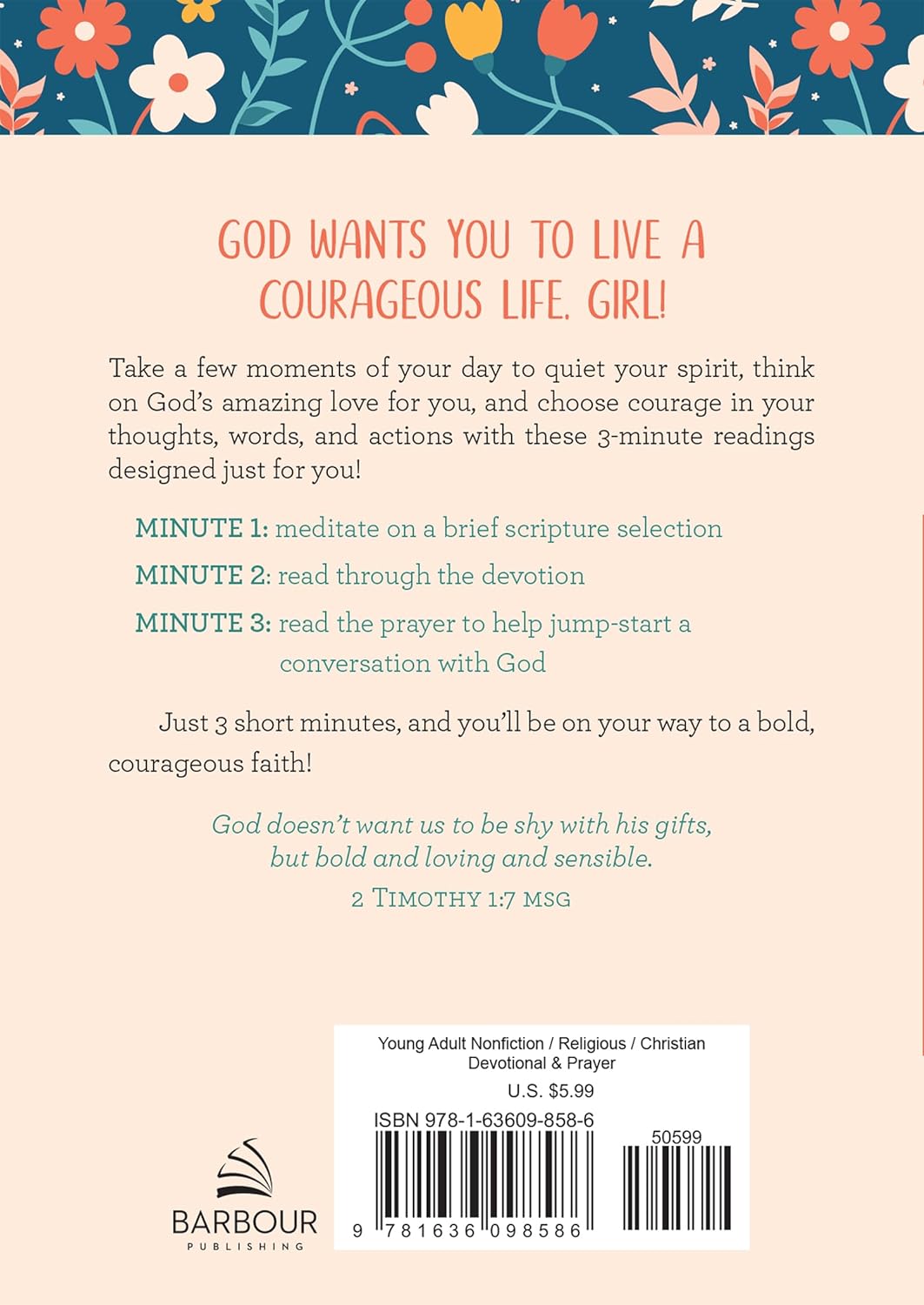 Choose Courage: 3-Minute Devotions for Teen Girls