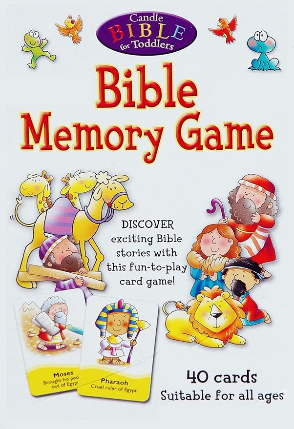 Kregel Children's Books Candle Bible for Toddlers Bible Memory Game