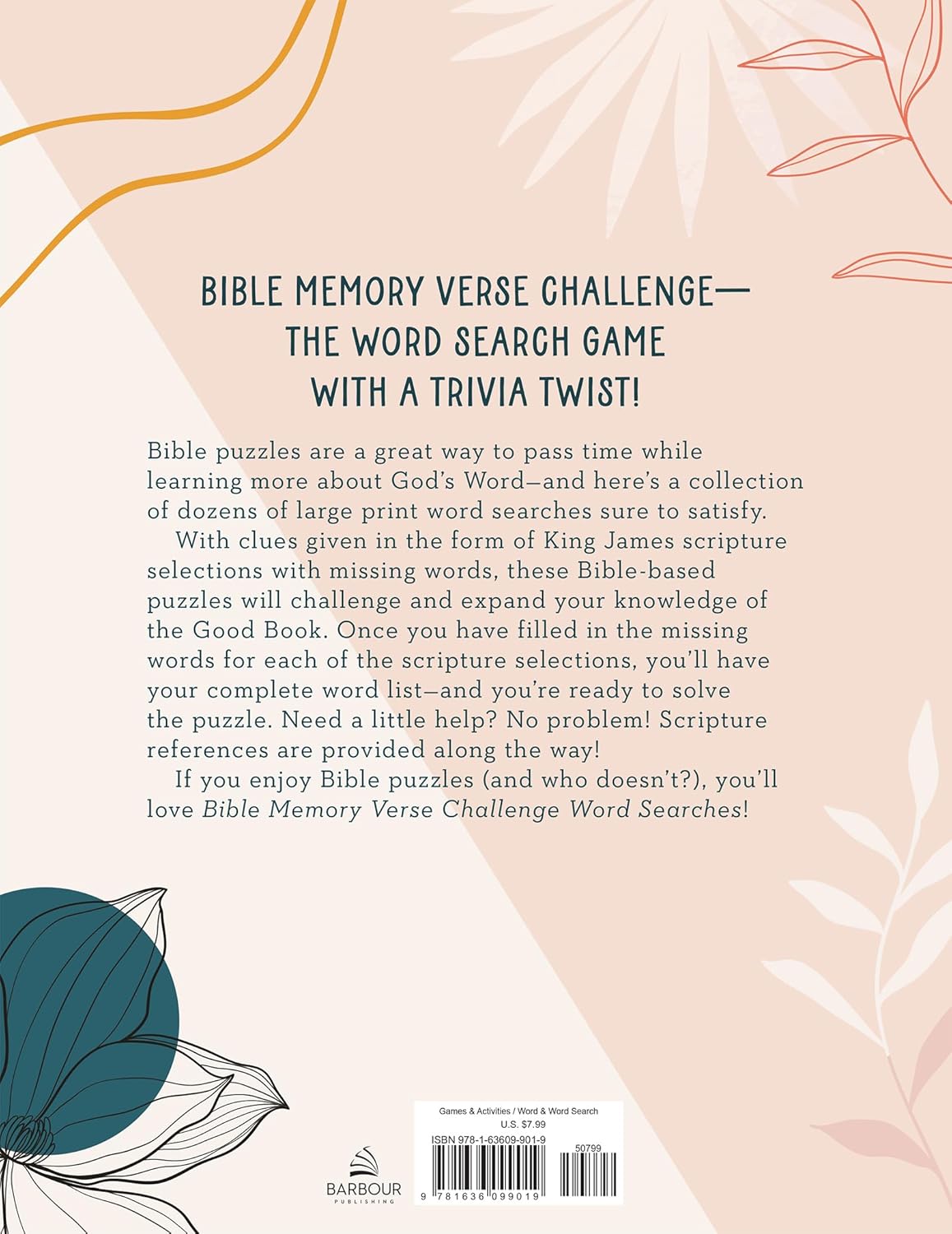 Bible Memory Verse Challenge Word Searches Large Print