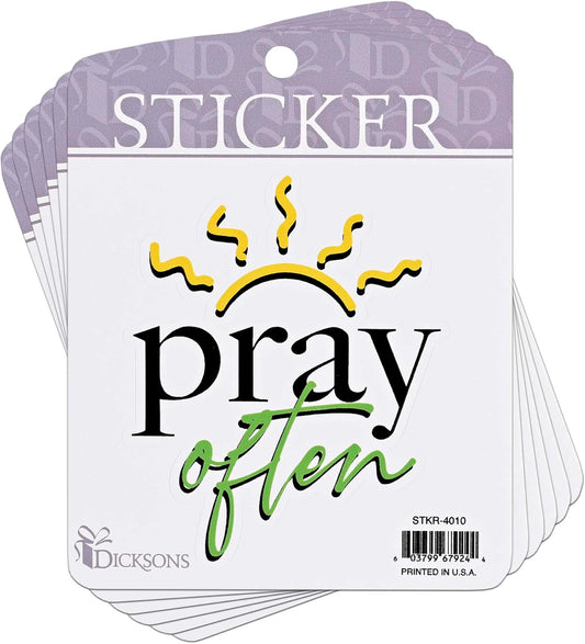 Sticker Pray Often Sun