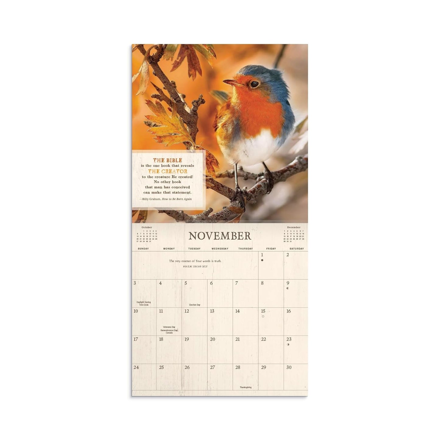 Billy Graham In Quotes: A 2024 Inspirational DaySpring Mini Wall Calendar
