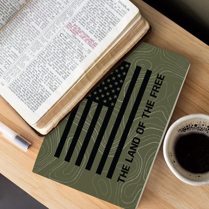 Journal Patriotic, American Flag Land of the Free