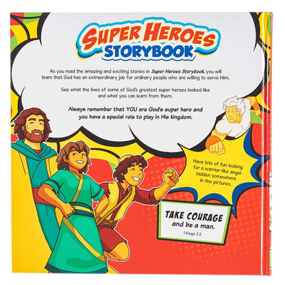 Super Heroes Storybook: Strong and Brave Bible Heros Who Changed the World For Jesus