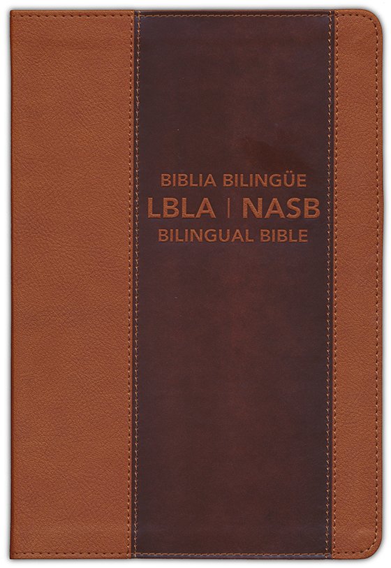 Biblia Bilingue LBLA/NASB, Piel Imit. Marrón (LBLA/NASB Bilingual Bible, Brown Imit. Leather)