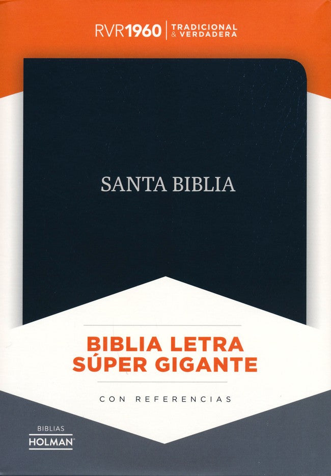 RVR 1960 Biblia Letra Súper Gigante negro, piel fabricada (Spanish Edition)