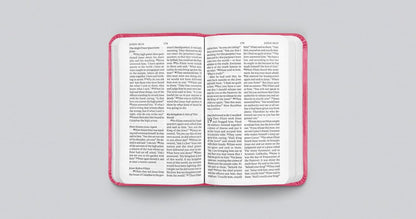 ESV Vest Pocket New Testament with Psalms and Proverbs, Red Letter (TruTone, Berry, Floral Design)