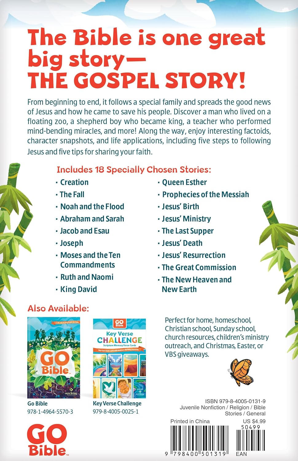 The Gospel Story for Kids: God’s Story of Love from Creation to Revelation (Go Bible)