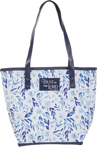 Canvas Shopping Tote Bag for Women: Trust in the Lord