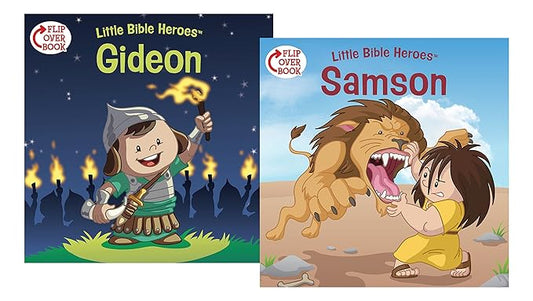 Samson/Gideon Flip-Over Book (Little Bible Heroes™)