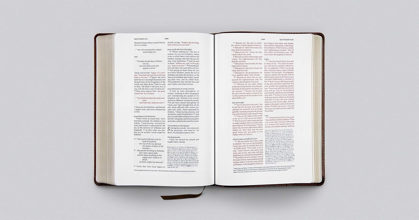 ESV Wide Margin Reference Bible (TruTone, Brown)