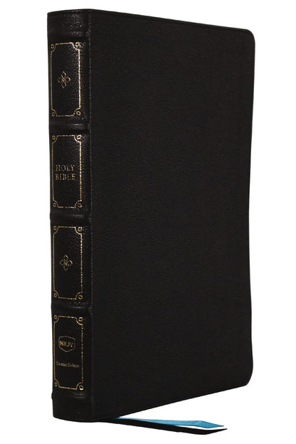 NKJV, Large Print Thinline Reference Bible, Blue Letter, Maclaren Series