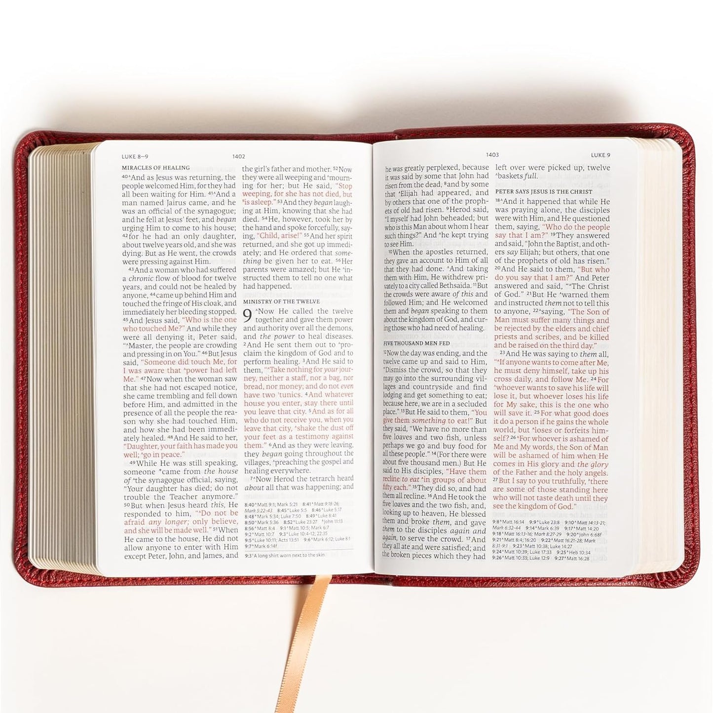 NASB Compact Reference Bible, Burgundy