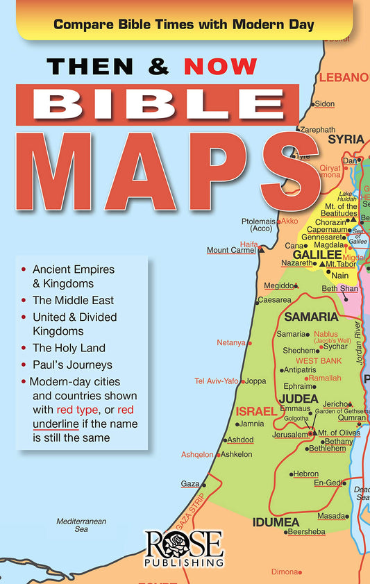 PAMPHLET- Then and Now Bible Maps