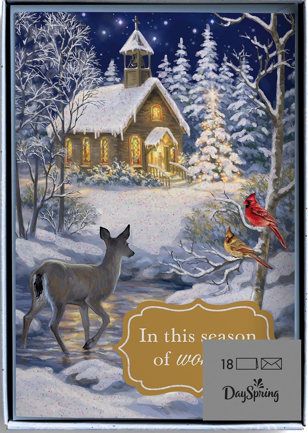18 Pack of Christmas Cards-In This Season of Wonder